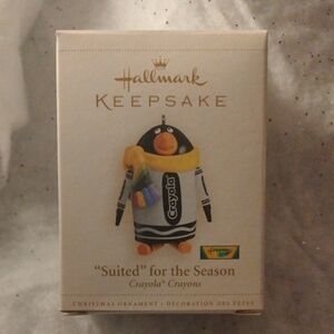 Hallmark Keepsake Crayola Penguin with Scarf Ornament 2006 (SKU 006)
